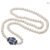 Real Natural Freshwater White Long Pearl Necklace Gift