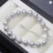 Real Natural Gray Freshwater Pearl Bracelet Women Gift