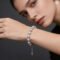 Real Natural Gray Freshwater Pearl Bracelet Women Gift