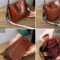 Real Oil Wax Leather Women’s Bucket Bag