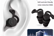 Reusable Silicone Sleep Earplugs with 50dB Noise Reduction