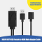 USB-C & USB Female to HDMI-Compatible 1080P Digital AV Adapter Cable