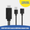 USB-C & USB Female to HDMI-Compatible 1080P Digital AV Adapter Cable
