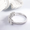 Smyoue 4*6mm Oval Cut Moissanite Ring – 5-Stone Half Eternity Wedding Band