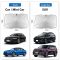 Foldable car windshield sun shade umbrella