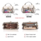 FOXER PVC leather shoulder crossbody bag