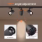 220V LED track spotlight full set
