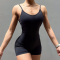 One-piece nylon padded women’s yoga jumpsuit