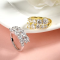 Smyoue 10 gems full moissanite ring