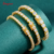Smyoue 18k Gold Plated Moissanite Tennis Bracelet – 925 Sterling Silver