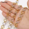 18K gold plated stainless steel chain