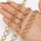 18K gold plated stainless steel chain