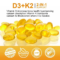 Vegocn D3+K2 Vegan Capsules (5000IU D3 & 200mcg K2)
