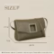 Luxury designer cowhide leather shoulder bag