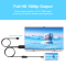 USB-C & USB Female to HDMI-Compatible 1080P Digital AV Adapter Cable