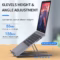 Foldable aluminum alloy laptop stand