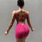 One-piece nylon padded women’s yoga jumpsuit