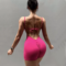 One-piece nylon padded women’s yoga jumpsuit