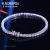 Knobspin moissanite 925 silver tennis bracelet