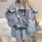 Japanese Lolita Layered Pleated Mini Skirt