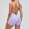One-piece nylon padded women’s yoga jumpsuit