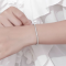 KNOBSPIN Moissanite Tennis Bracelet Silver