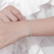KNOBSPIN Moissanite Tennis Bracelet Silver