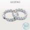 ALIZERO 2.6ct moissanite hoop earrings
