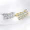 Smyoue 10 gems full moissanite ring