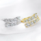 Smyoue 10 gems full moissanite ring