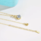 Anziw S925 Infinity Necklace 8mm 2.0CT Moissanite Pendant