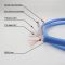 Silver plated HIFI audio RCA cable