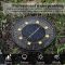 LED outdoor solar power floor lamps