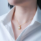 Anziw 2CT 8mm D Color Moissanite Teardrop Pendant Necklace – S925 Sterling Silver