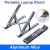Foldable aluminum alloy laptop stand