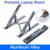 Foldable aluminum alloy laptop stand
