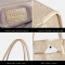 FOXER Elegant Women’s Split Leather Handbag – Luxury Designer Tote & Shoulder Bag