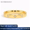 14K yellow gold Moissanite couple rings