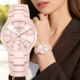 LIGE Elegant Ceramic Women’s Quartz Watch