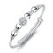 Trendy 925 Sterling Silver Cuff Bracelet