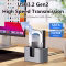 Dual bay HDD SSD docking station