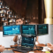 Rospider 15.6″ Portable Triple Laptop Screen Extender – 1080P FHD 100% sRGB