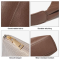 FOXER Women’s Shoulder Bag – Classic Split Leather & Microfiber Handbag Set