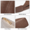 FOXER Women’s Shoulder Bag – Classic Split Leather & Microfiber Handbag Set