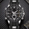FOXBOX men’s business silicone quartz watch