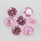 Real pink VVS1 moissanite loose stones