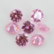 Real pink VVS1 moissanite loose stones