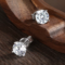 K.NOBSPIN GRA Certified Moissanite Stud Earrings