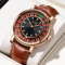 LIGE Creative Luxury Men’s Watch – Waterproof Quartz Chronograph with Stainless Steel Strap