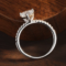 Heart moissanite 925 silver engagement ring